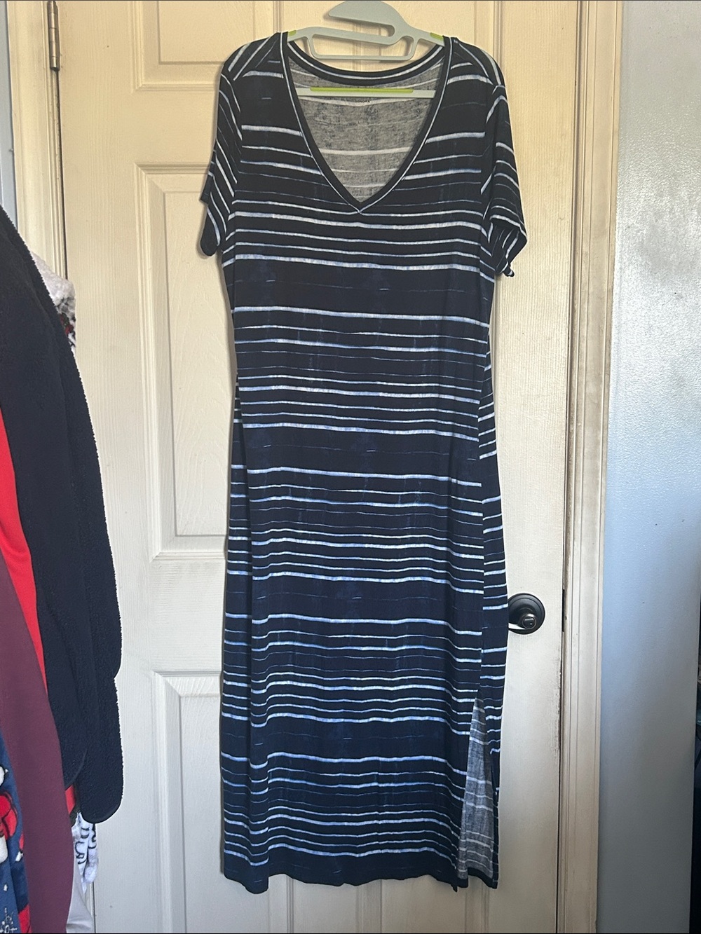 Sonoma short sleeve tie dye everyday lounge essentials gown size large